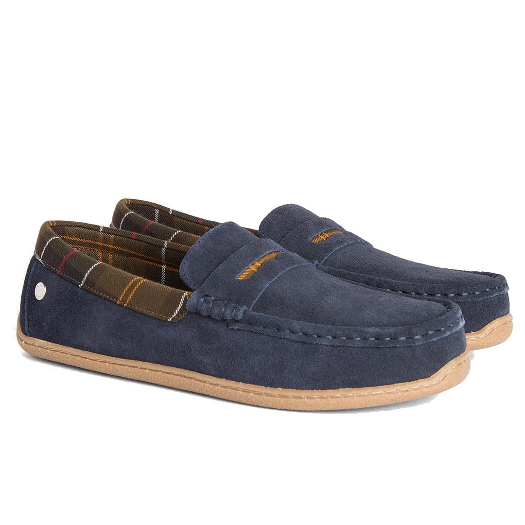 Barbour Albert Loafer Slippers - Navy
