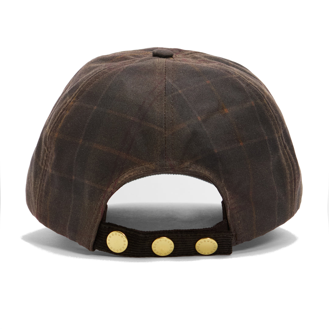 Barbour Women's Arlene Waxed Baseball Cap in Muted Tartan