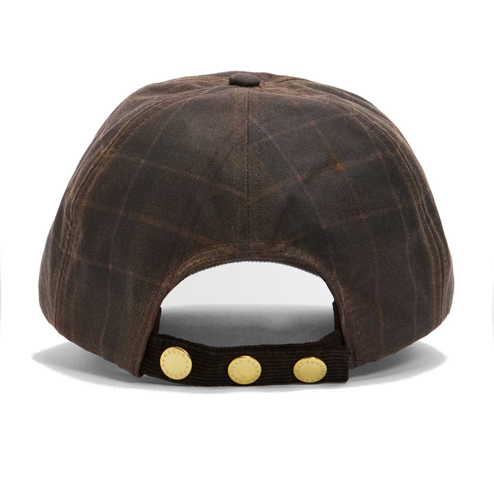 Barbour Women's Arlene Waxed Baseball Cap in Muted Tartan