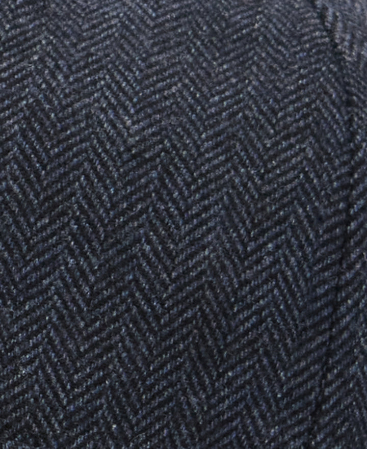 Barbour Barlow Blue Herringbone Baseball Cap