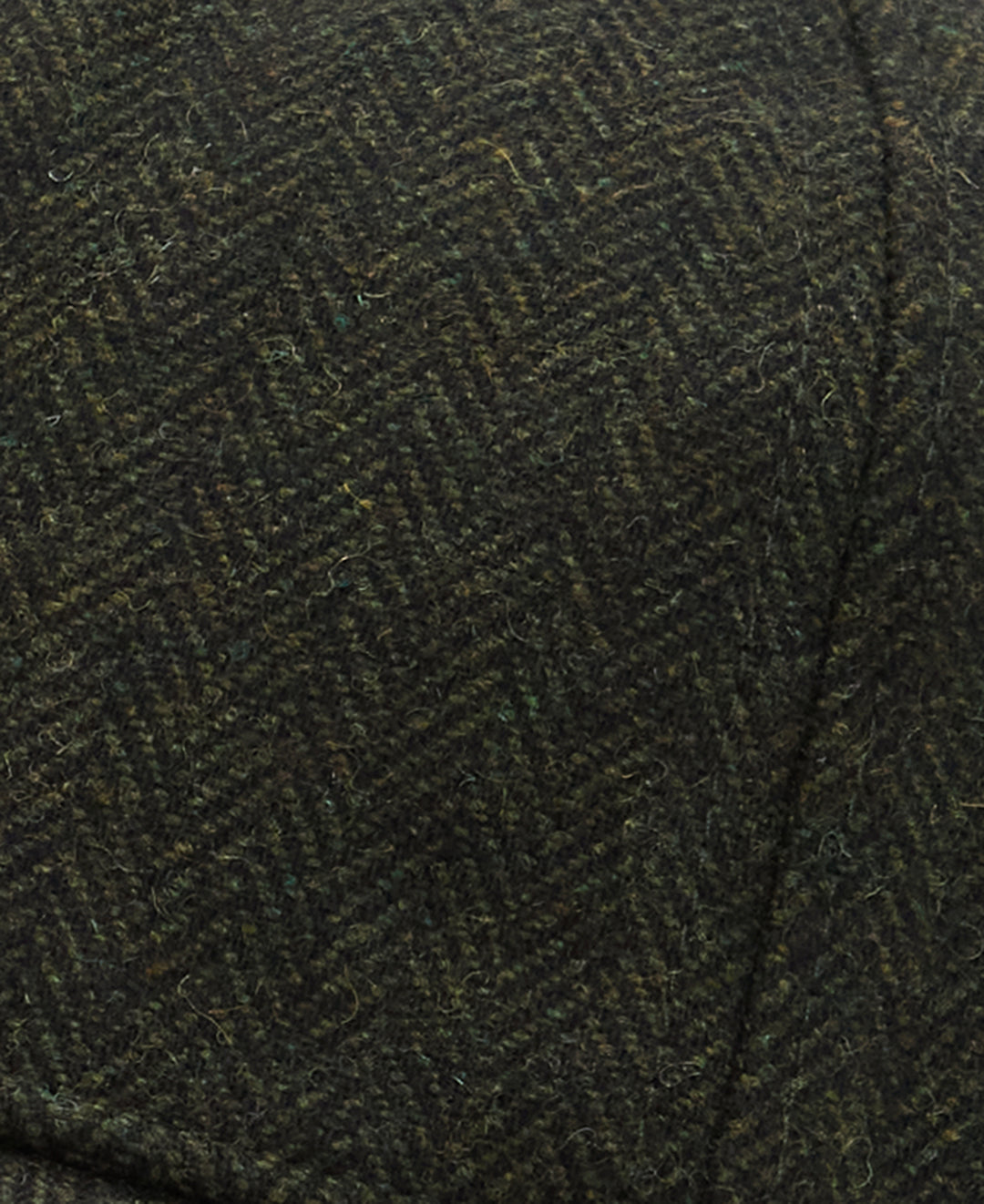 Barbour Barlow Olive Herringbone Baseball Cap