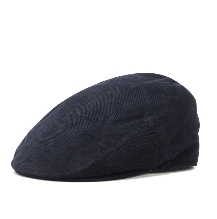 Barbour Bayfield Corduroy Flat Cap in Navy