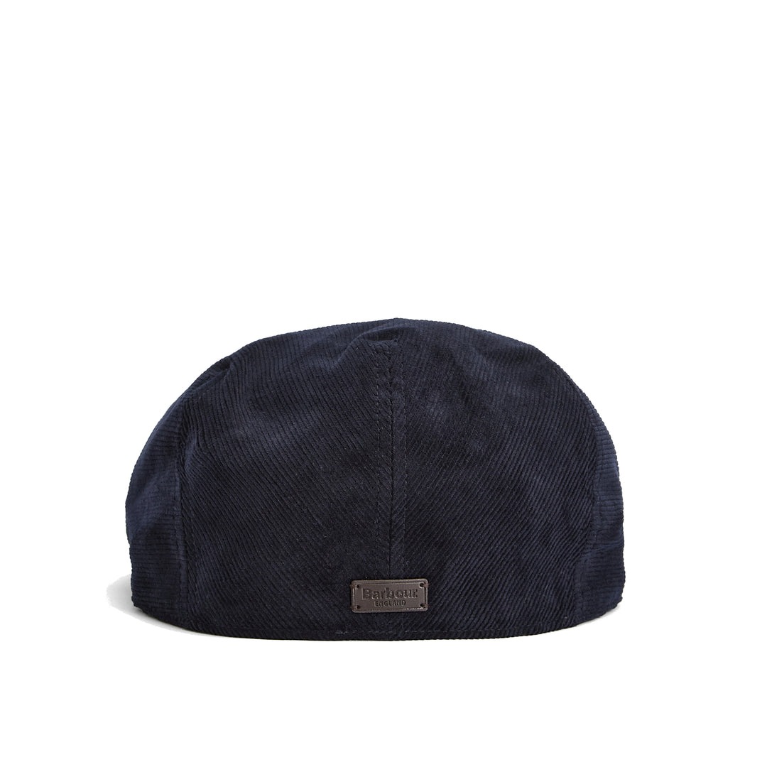 Barbour Bayfield Corduroy Flat Cap in Navy