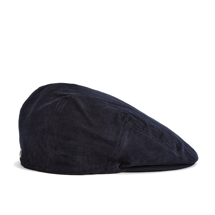 Barbour Bayfield Corduroy Flat Cap in Navy
