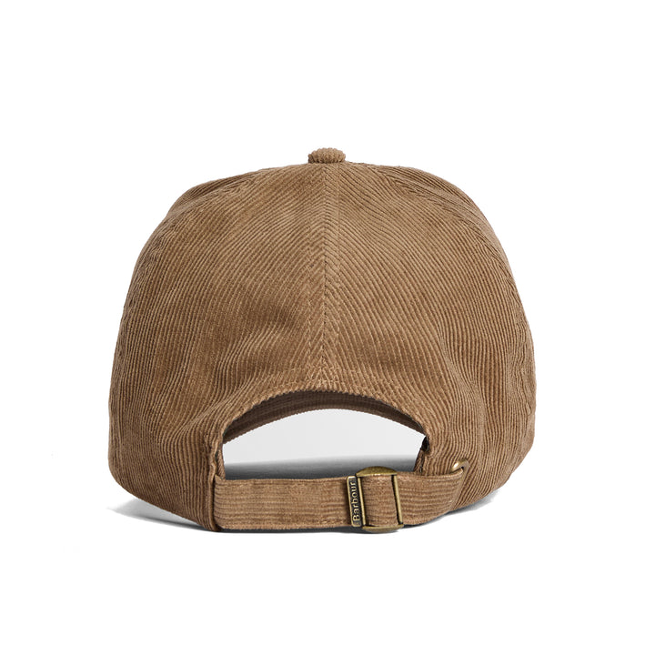 Barbour Bayfield Corduroy Baseball Cap in Beige