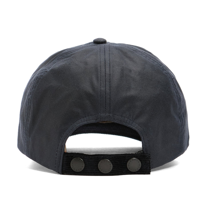 Barbour Women's Beadnell Waxed Baseball Cap in Navy