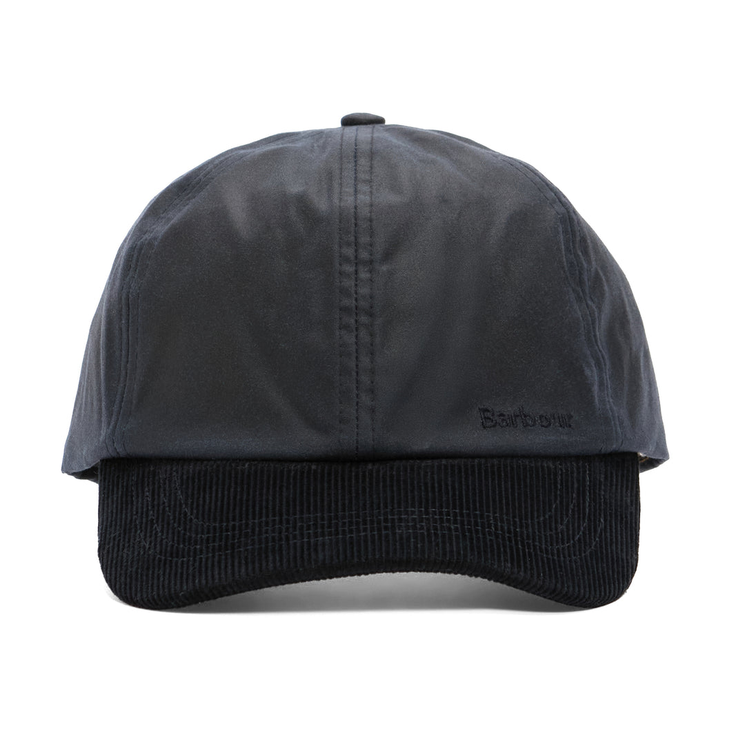 Barbour Women's Beadnell Waxed Baseball Cap in Navy