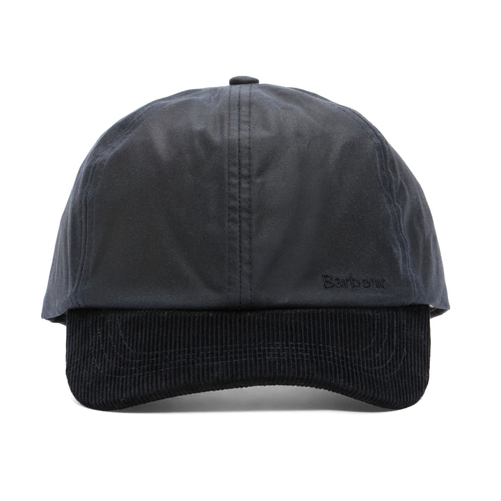 Barbour Women's Beadnell Waxed Baseball Cap in Navy