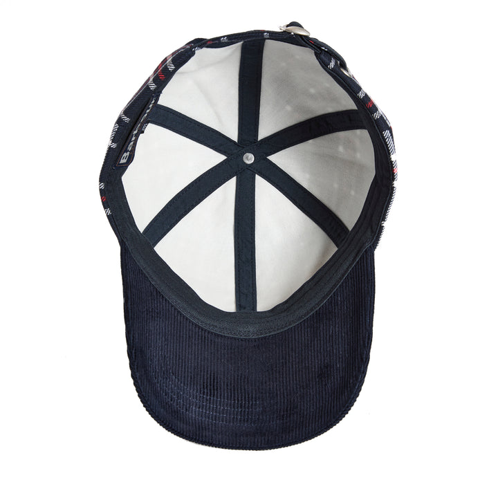 Barbour Benson Tartan Baseball Cap Navy