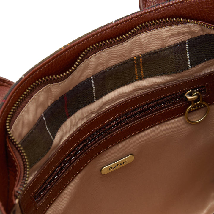 BARBOUR BIRCH TARTAN TOTE BAG