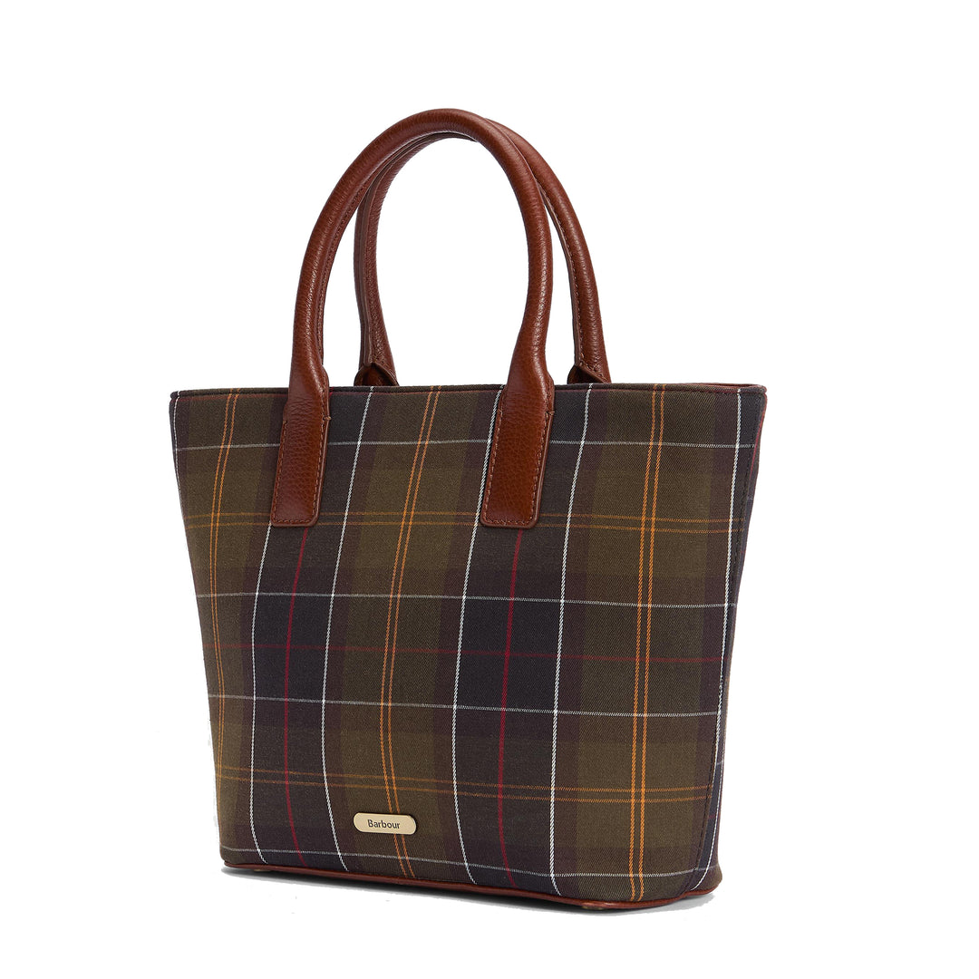 BARBOUR BIRCH TARTAN TOTE BAG
