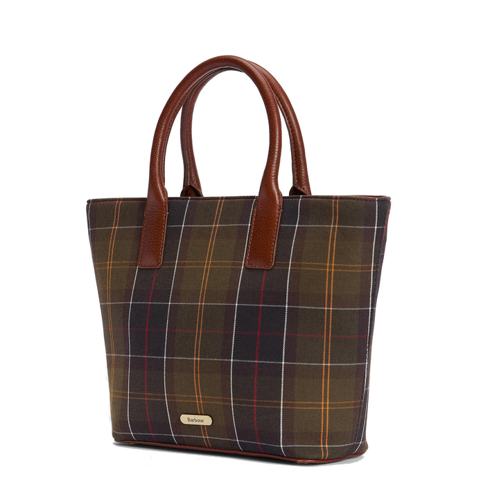 BARBOUR BIRCH TARTAN TOTE BAG