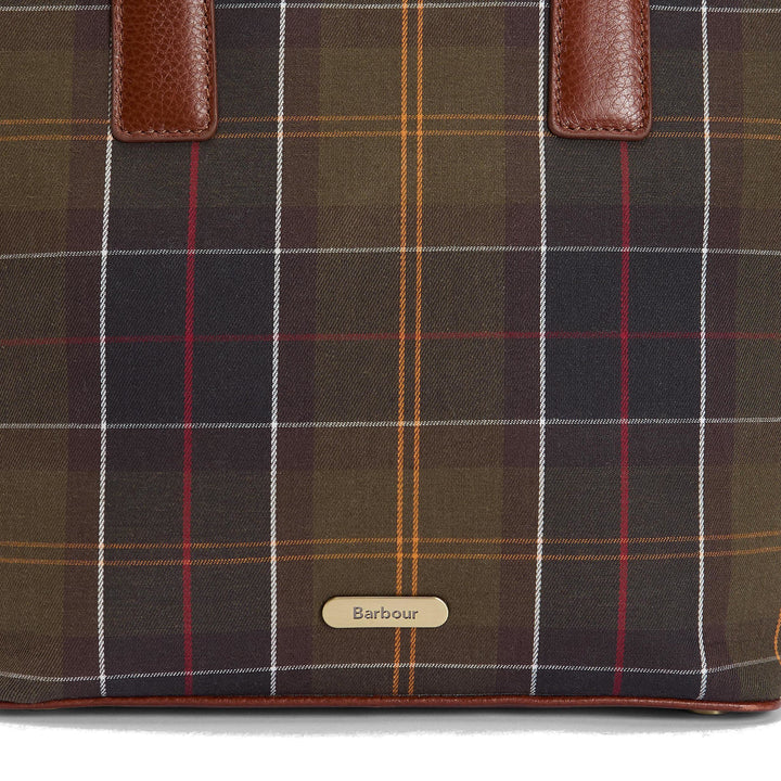 BARBOUR BIRCH TARTAN TOTE BAG