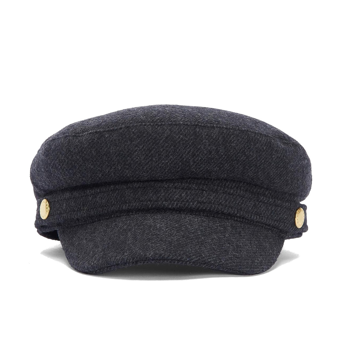 Barbour Bothal Melton Mariner Cap in Charcoal