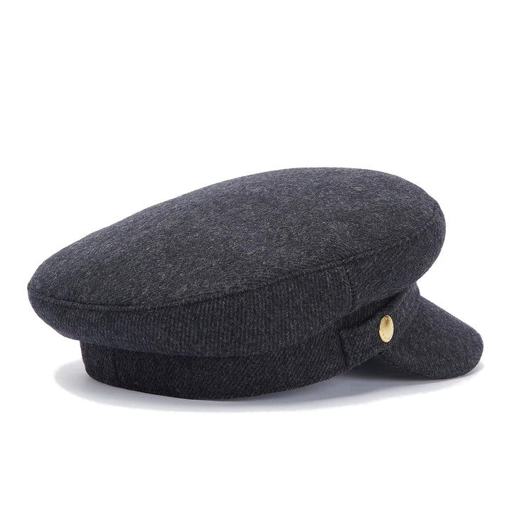 Barbour Bothal Melton Mariner Cap in Charcoal