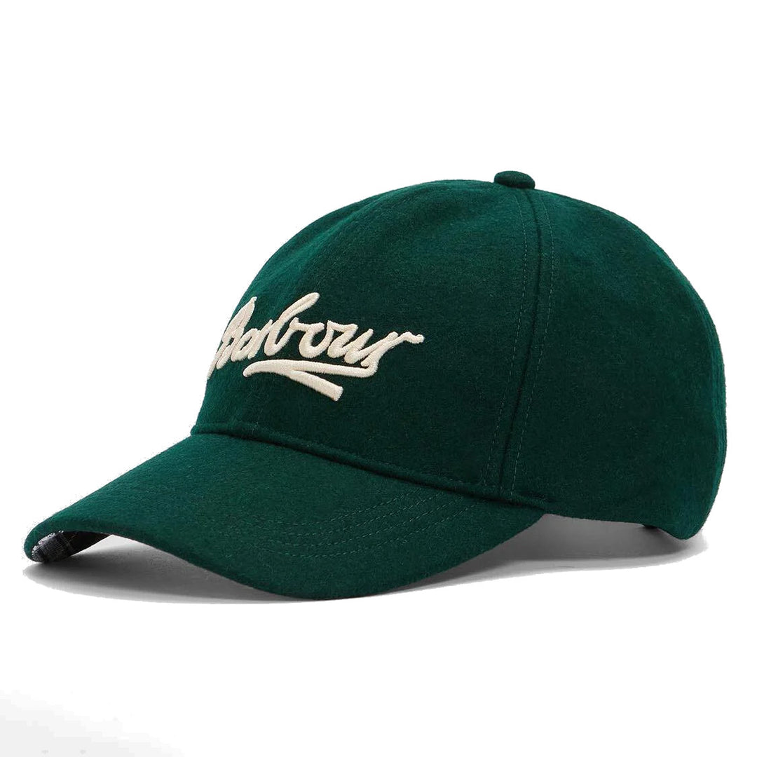 Barbour Bowery Baseball Cap Forest Green