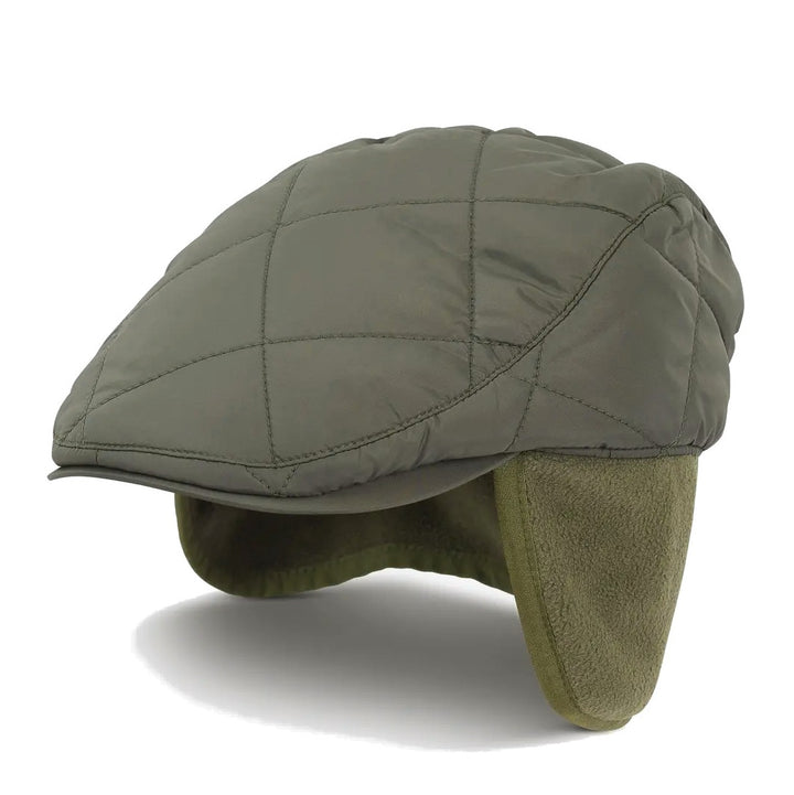 Barbour Burford Earflap Cap in Olive