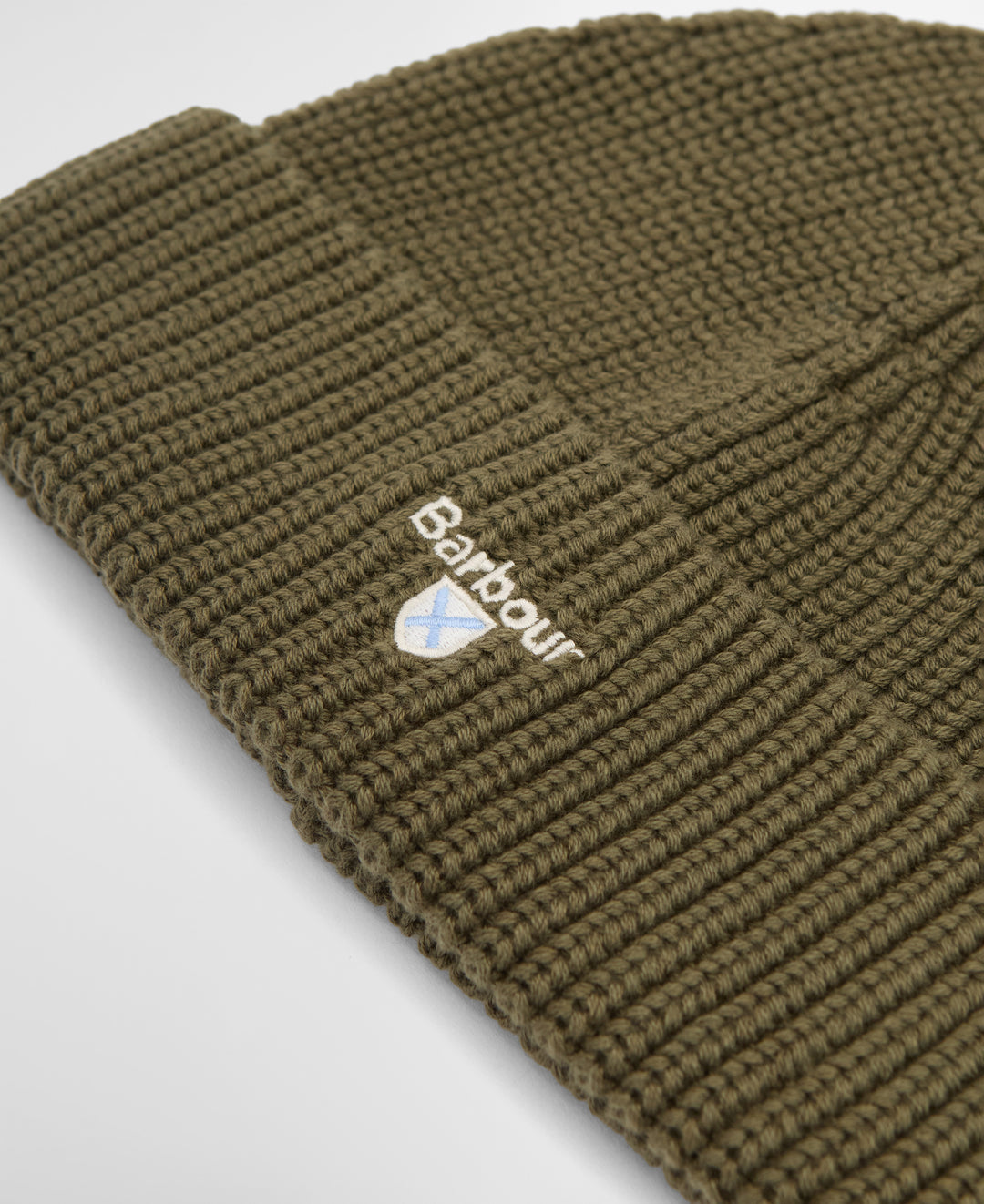 Barbour Cascade Beanie Hat in Olive