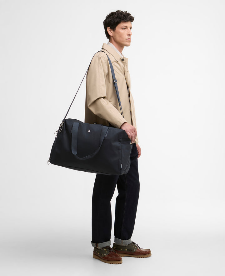 Barbour Cascade Navy City Travel Holdall Bag
