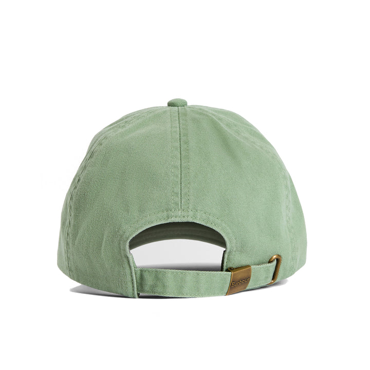 Barbour Cascade Adjustable Cotton Baseball Cap in Loden Green