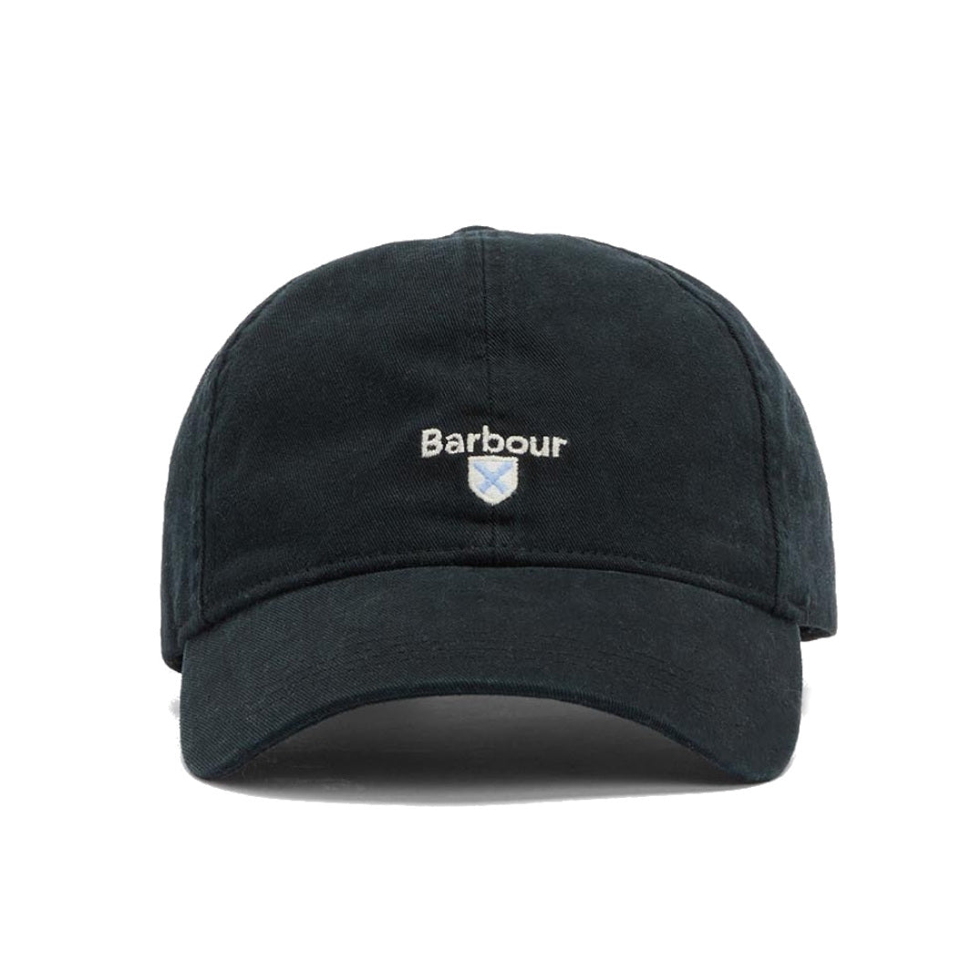 Barbour Cascade Adjustable Cotton Baseball Cap in Black