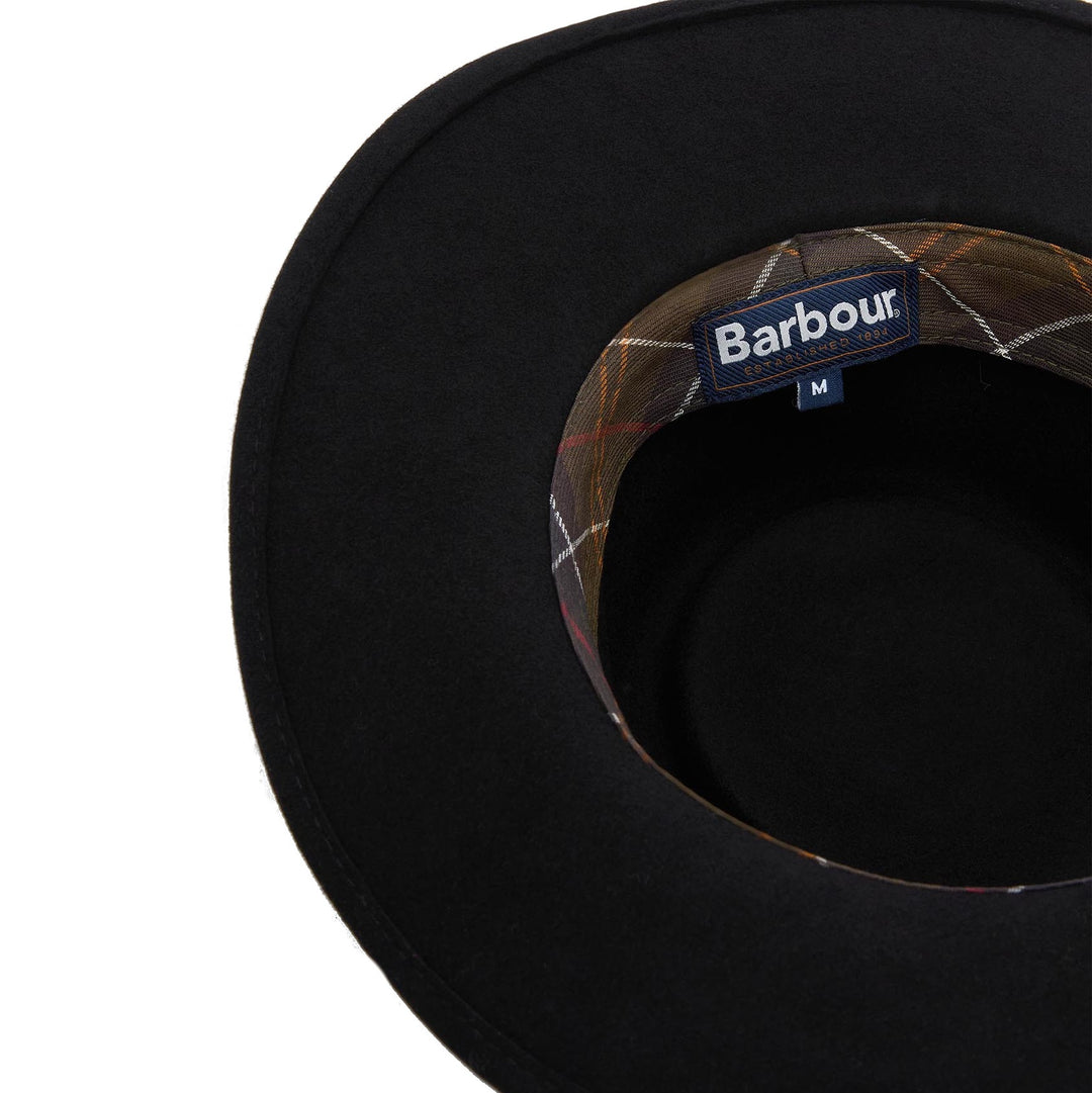 Barbour Crushable Bushman Hat Black
