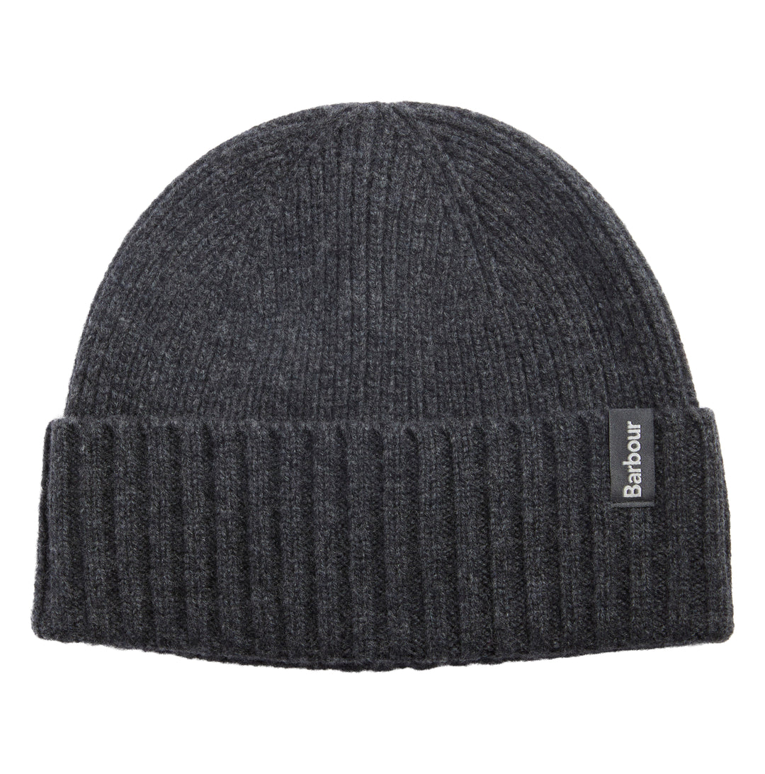 Barbour Danforth Wool & Cashmere Beanie Hat in Charcoal