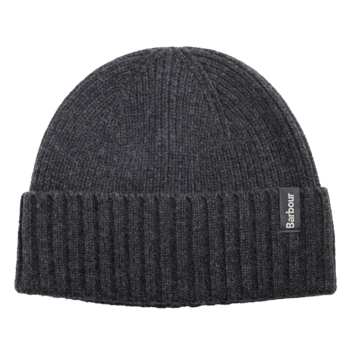 Barbour Danforth Wool & Cashmere Beanie Hat in Charcoal