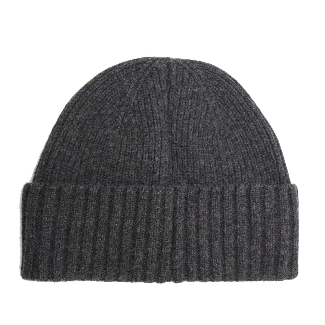 Barbour Danforth Wool & Cashmere Beanie Hat in Charcoal