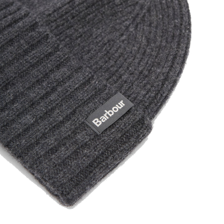 Barbour Danforth Wool & Cashmere Beanie Hat in Charcoal