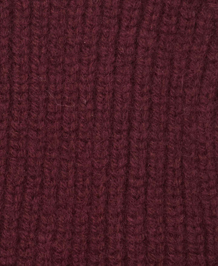 Barbour Danforth Wool & Cashmere Beanie Hat in Wine