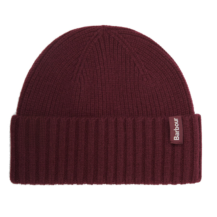 Barbour Danforth Wool & Cashmere Beanie Hat in Wine