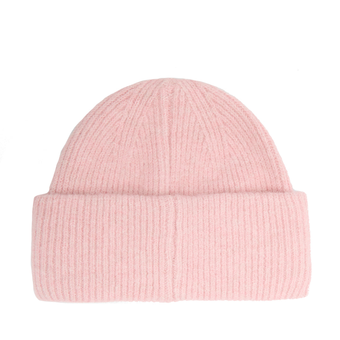 Barbour Enid Knitted Beanie Hat, Candy Pink