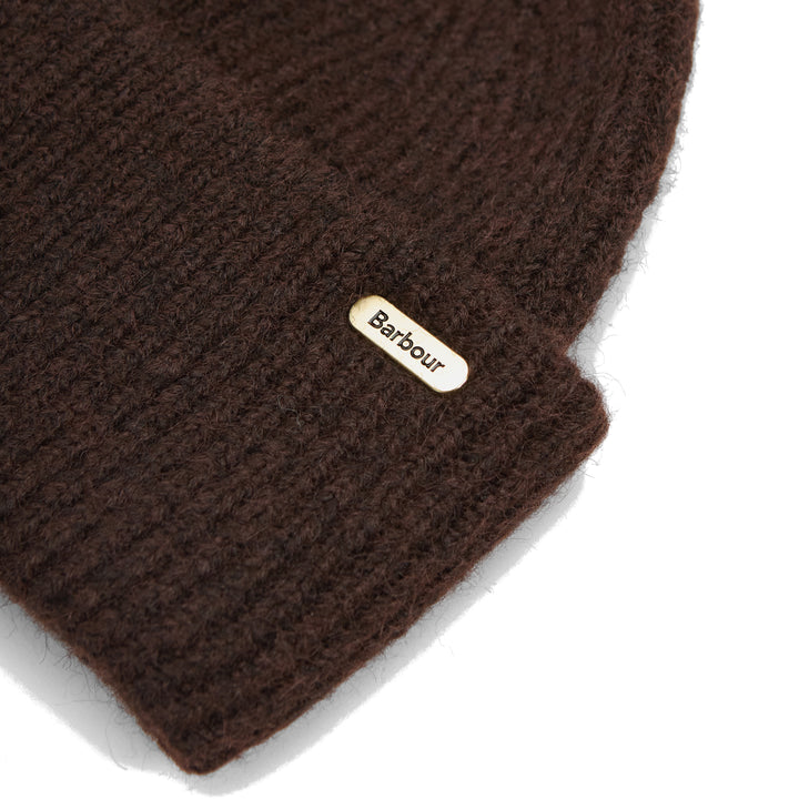 Barbour Enid Knitted Beanie Hat, Rustic