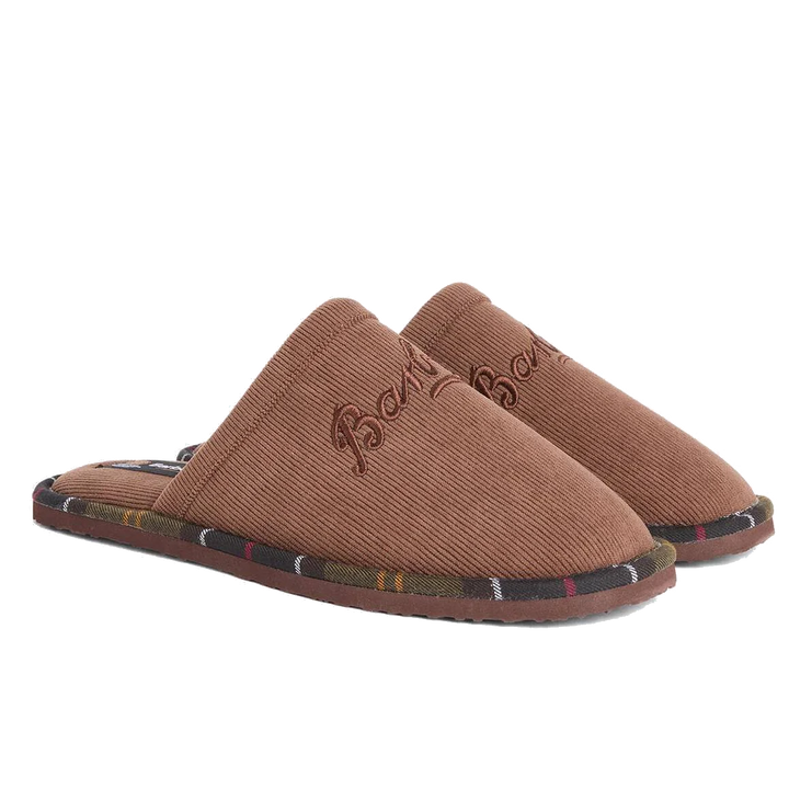 Barbour Everlee Mule Slippers - Brown