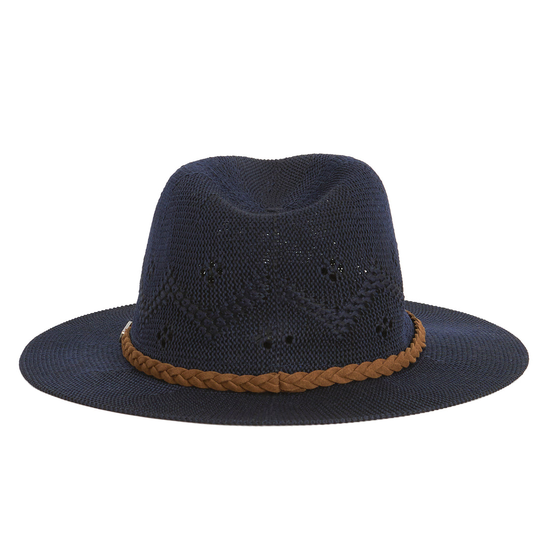 Barbour Women's Flowerdale Summer Fedora Hat in Navy