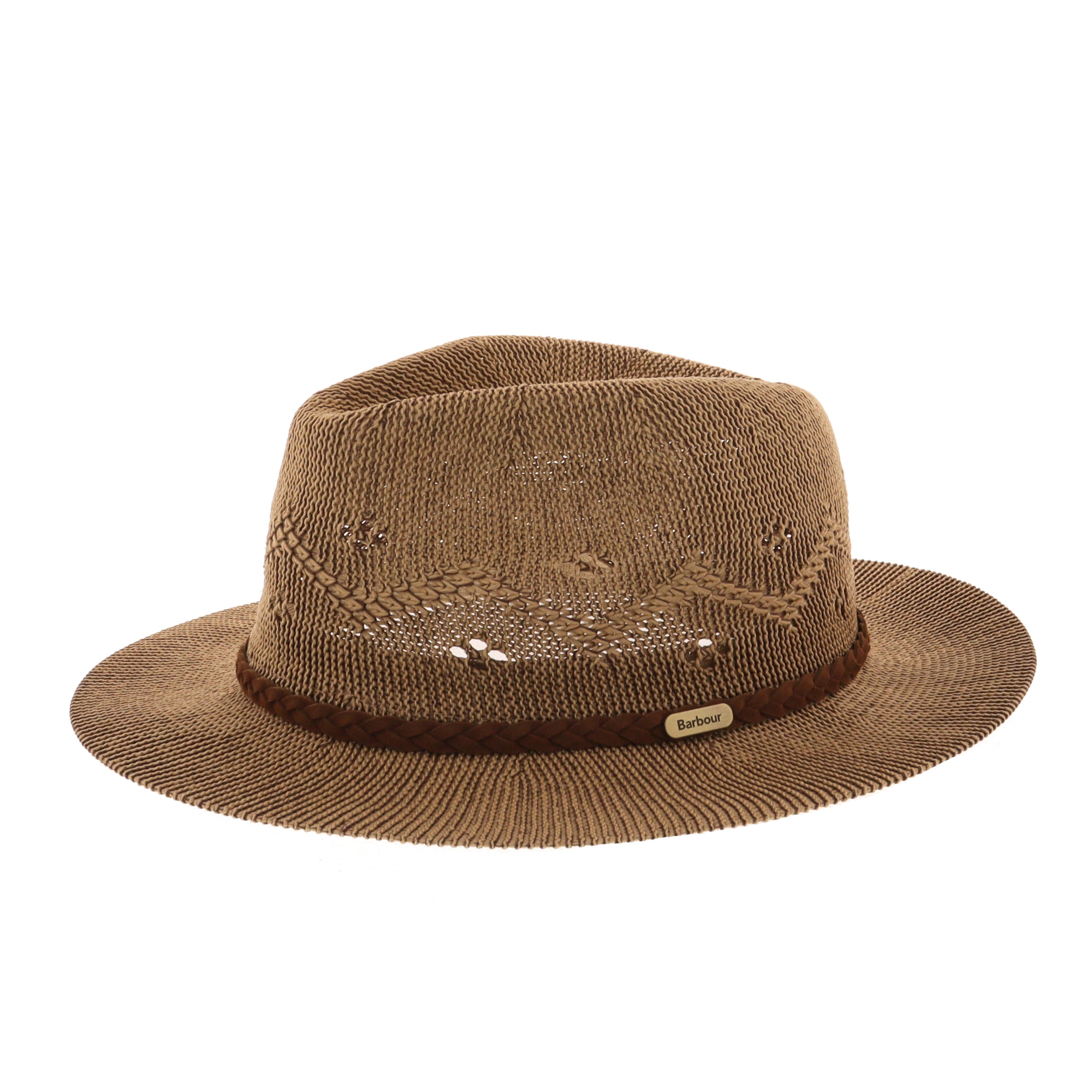 Barbour ボローデール サイズ40 Barbour Women's Flowerdale Summer Fedora Hat in Trench – The Hat