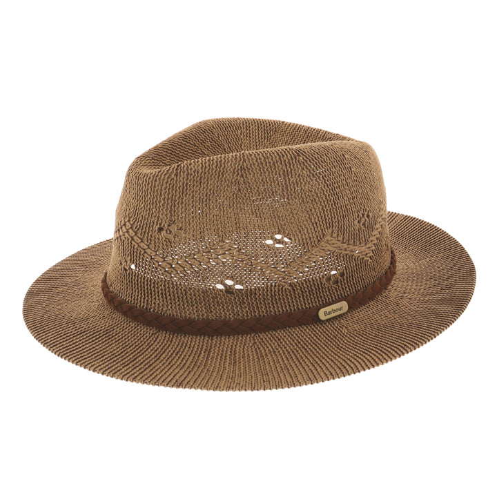 Barbour Women's Flowerdale Summer Fedora Hat in Natural