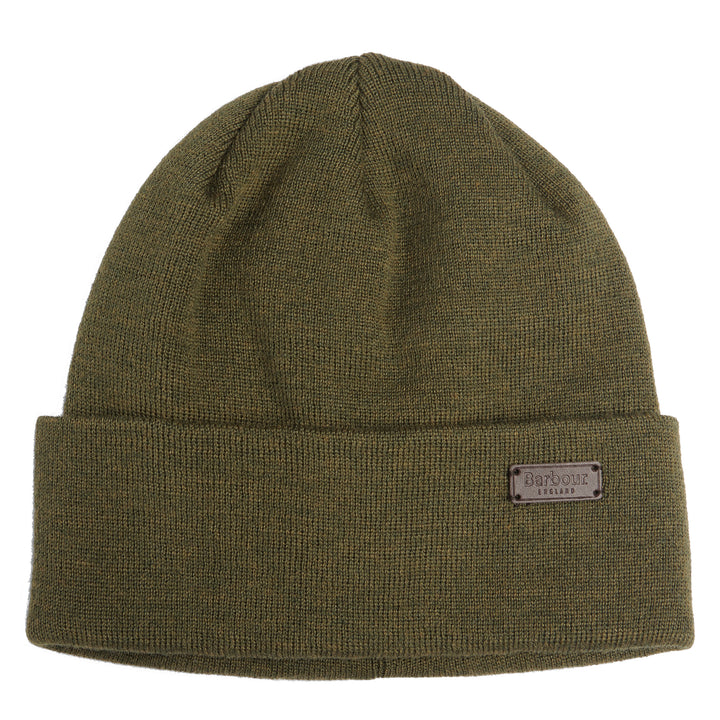 Barbour Healey Beanie Hat in Olive Green