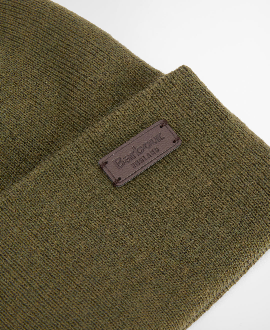 Barbour Healey Beanie Hat in Olive Green