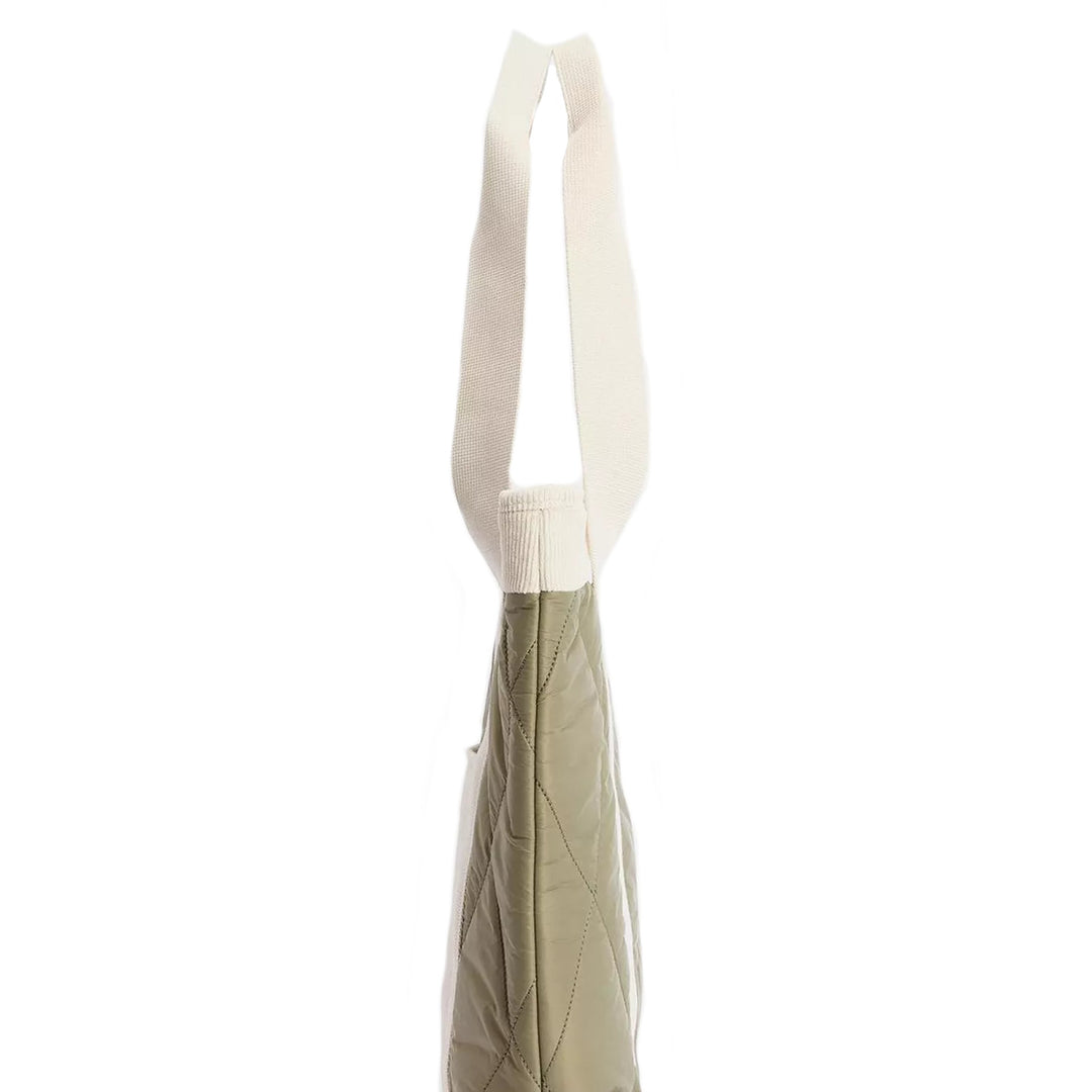 Barbour Healy Quilted Tote Bag Bleached Olive