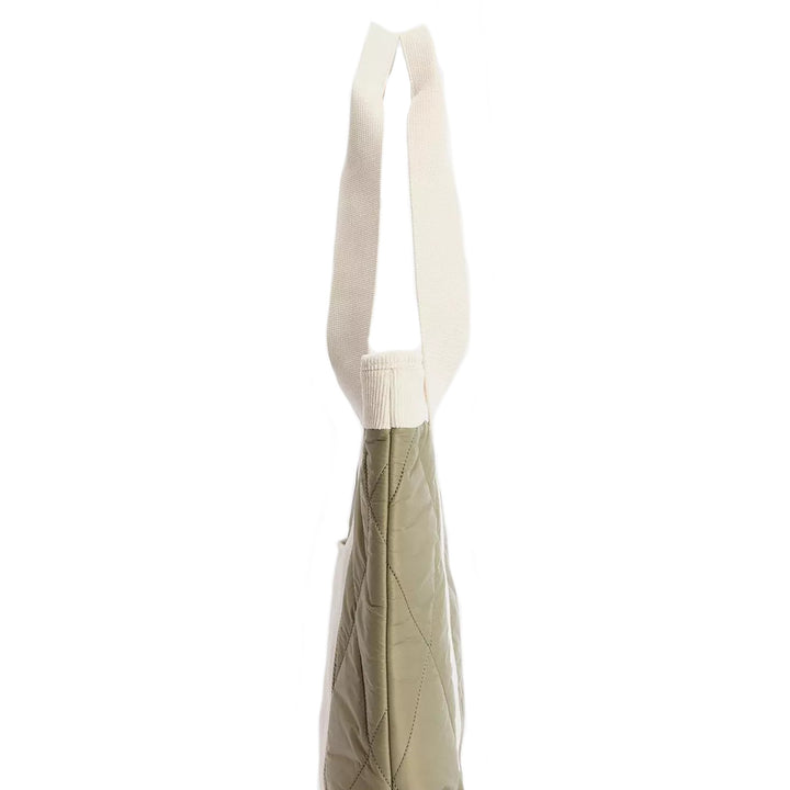 Barbour Healy Quilted Tote Bag Bleached Olive