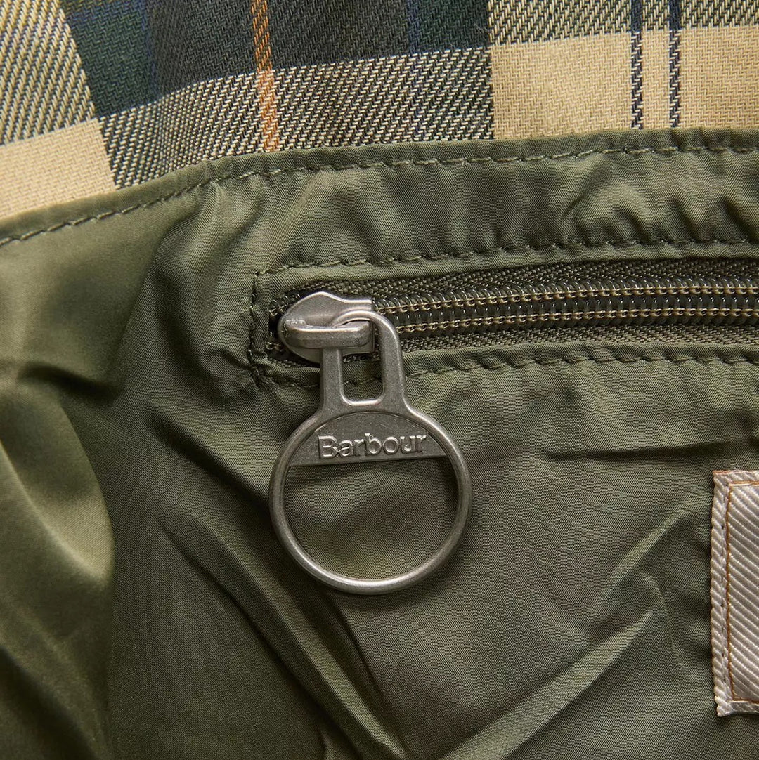 Barbour Healy Quilted Tote Bag Bleached Olive
