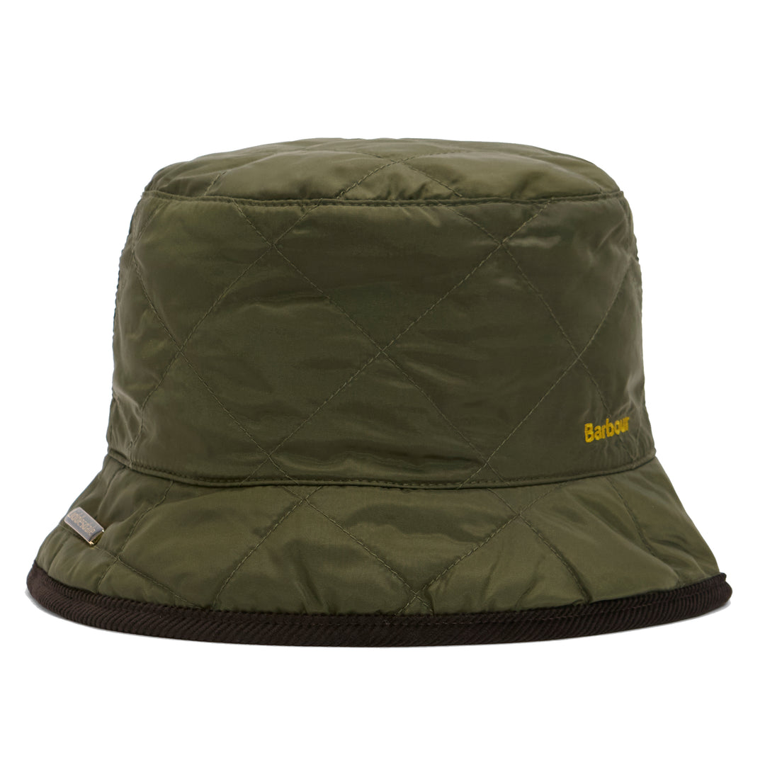 Barbour Liddesdale Reversible Bucket Hat – Olive