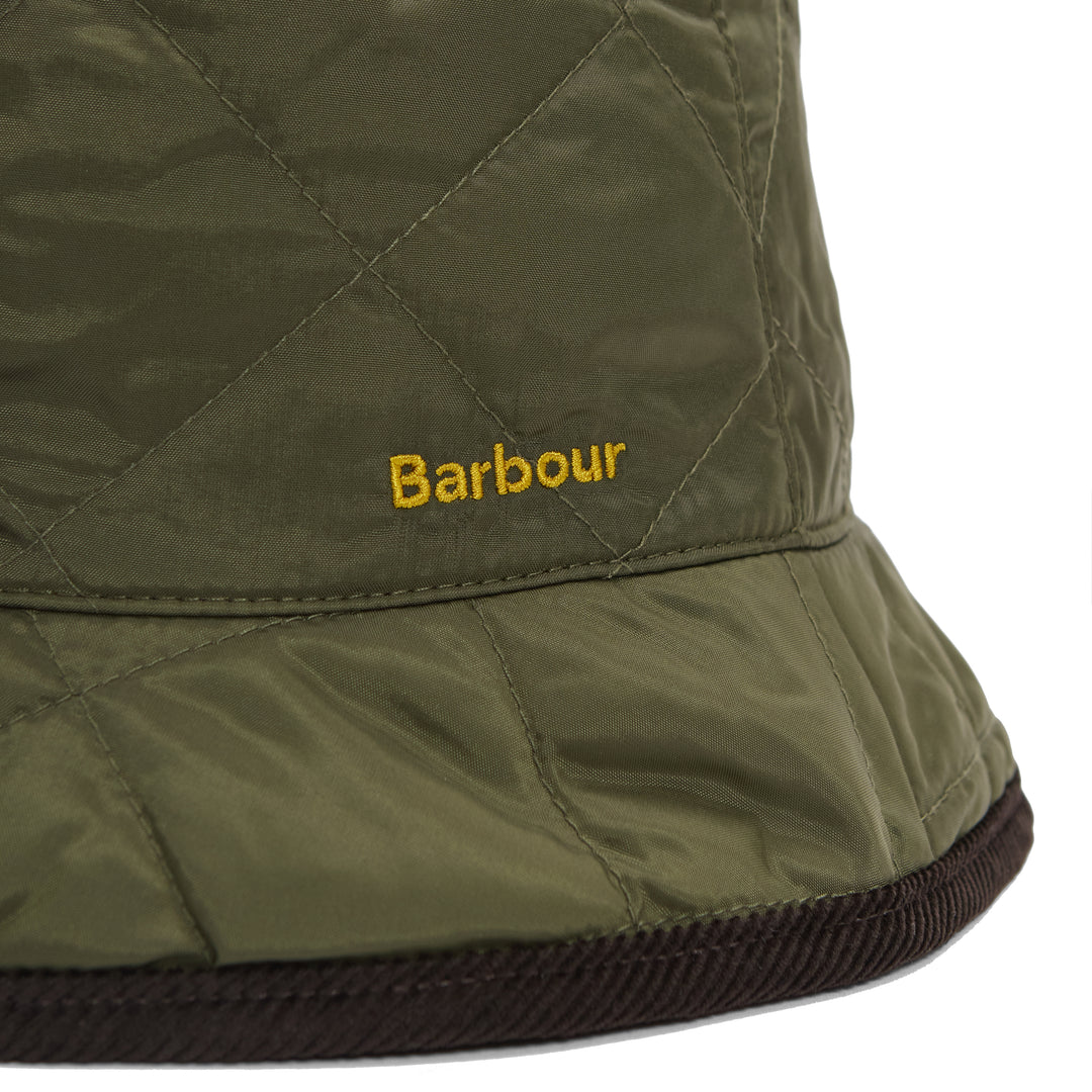 Barbour Liddesdale Reversible Bucket Hat – Olive