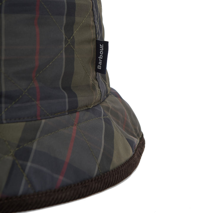 Barbour Liddesdale Reversible Bucket Hat – Olive