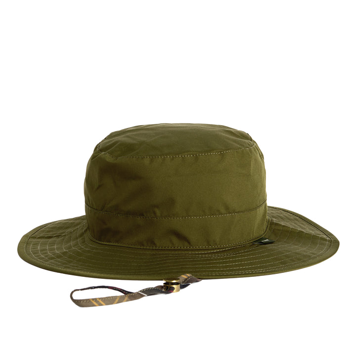 Barbour Longhall Bucket Hat – Dark Olive