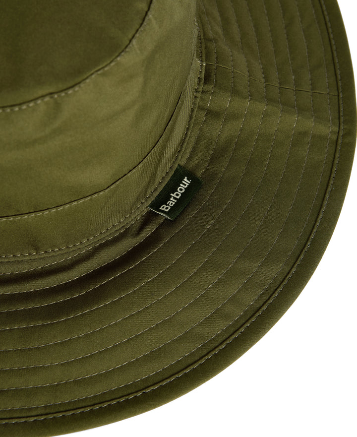 Barbour Longhall Bucket Hat – Dark Olive