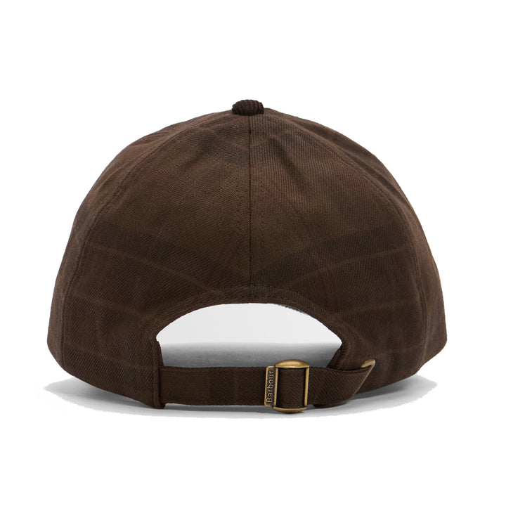 Barbour Macklow Brown Tartan & Cord Baseball Cap