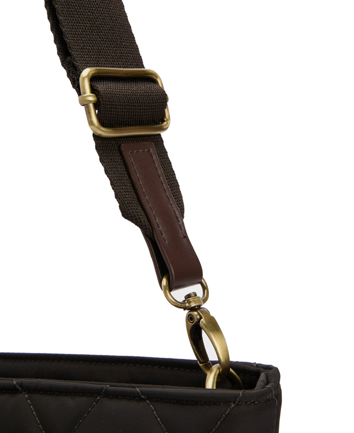 Barbour Mini Quilted Tote Bag in Olive